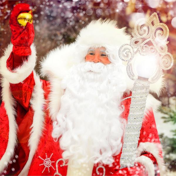 Дед Мороз и Снегурочка пара "Хрусталь"