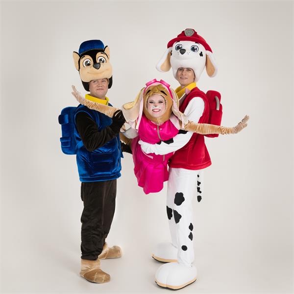 Дружная компания собачек