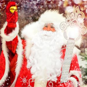 Дед Мороз и Снегурочка пара "Хрусталь"