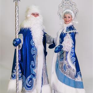 Дед Мороз и Снегурочка пара "Зима"